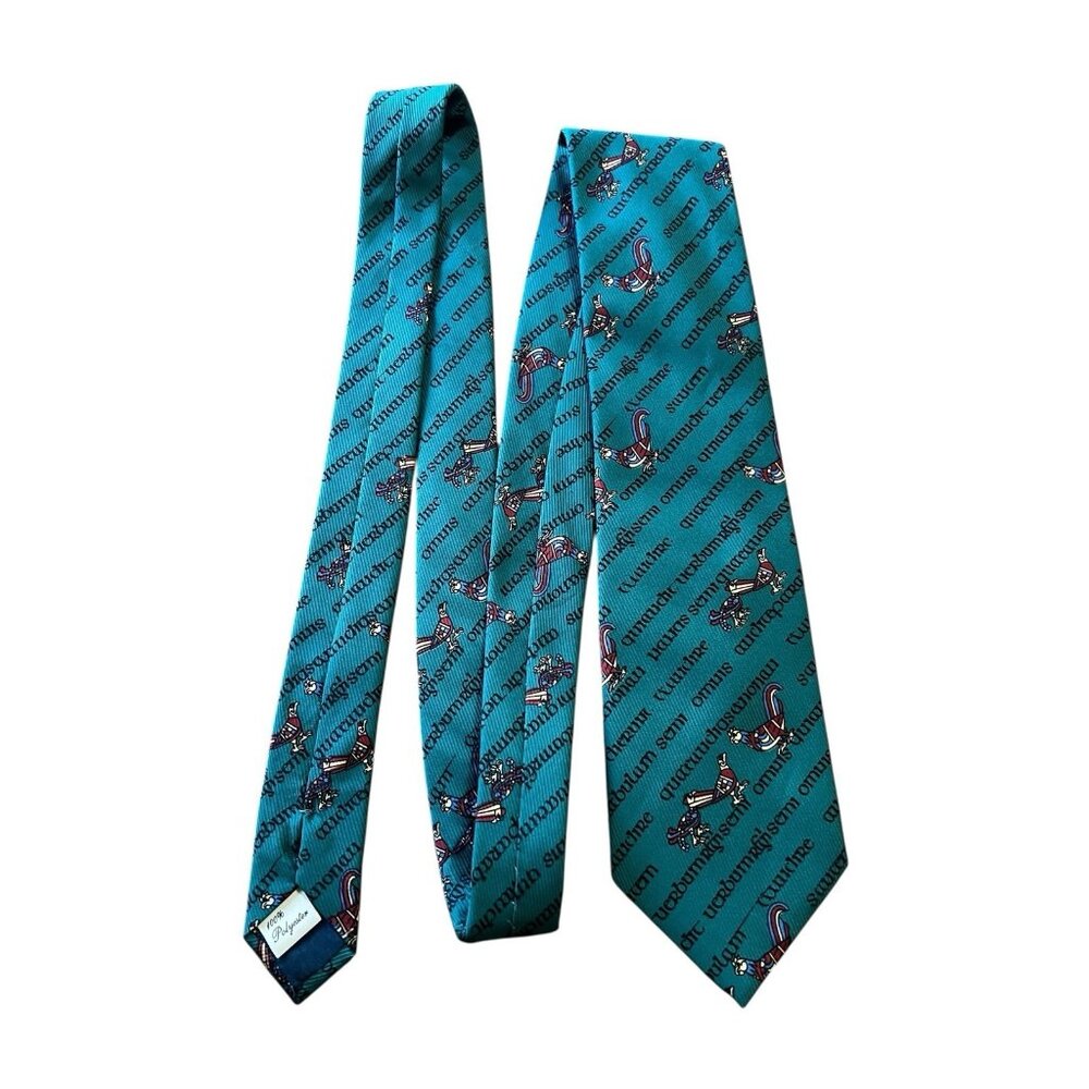 BSL Ireland Celtic Necktie Tie Hand Finished Green‎ With Bird